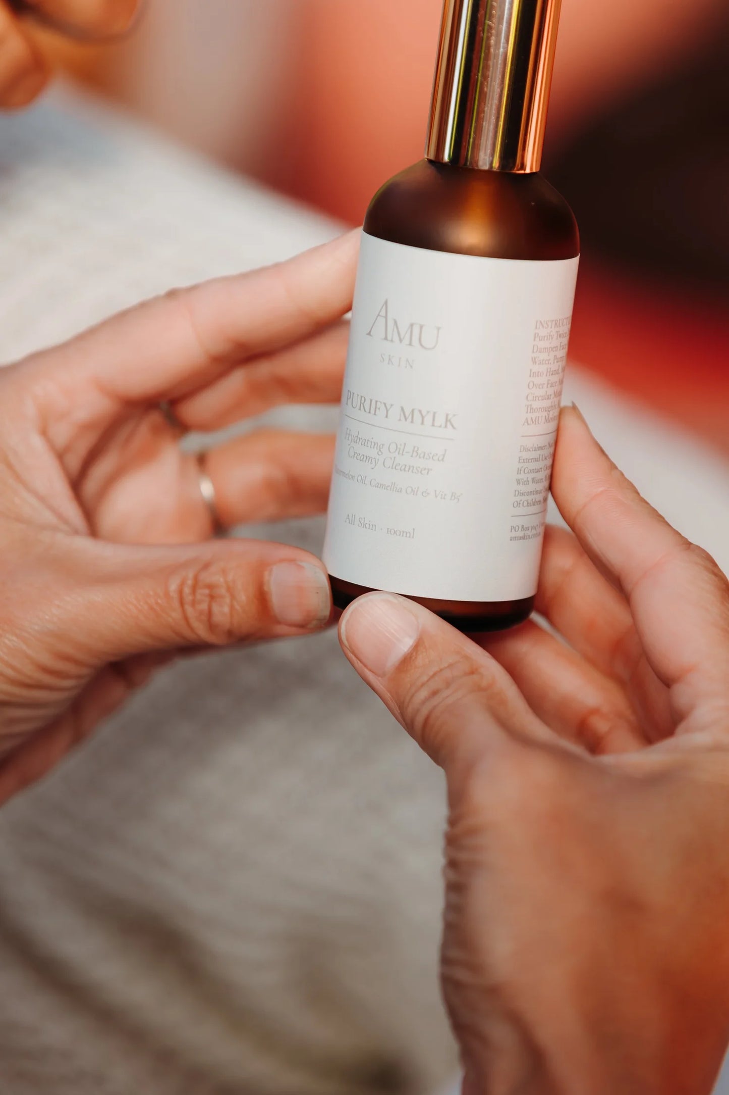 AMU: PURIFY MILK | Hydrating Oil Based Cleansing Cream 100ml