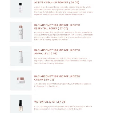 RIMAN RADIANSOME 100 ADVANCED RITUAL TRAVEL KIT