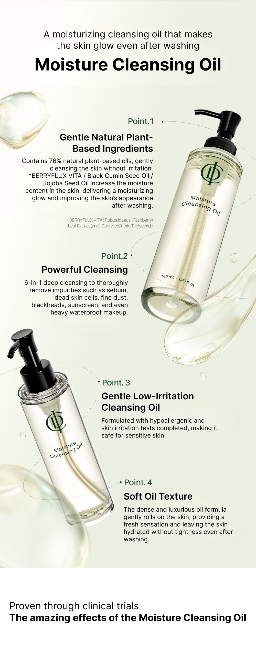 ICD Moisture Cleansing Oil 145ml