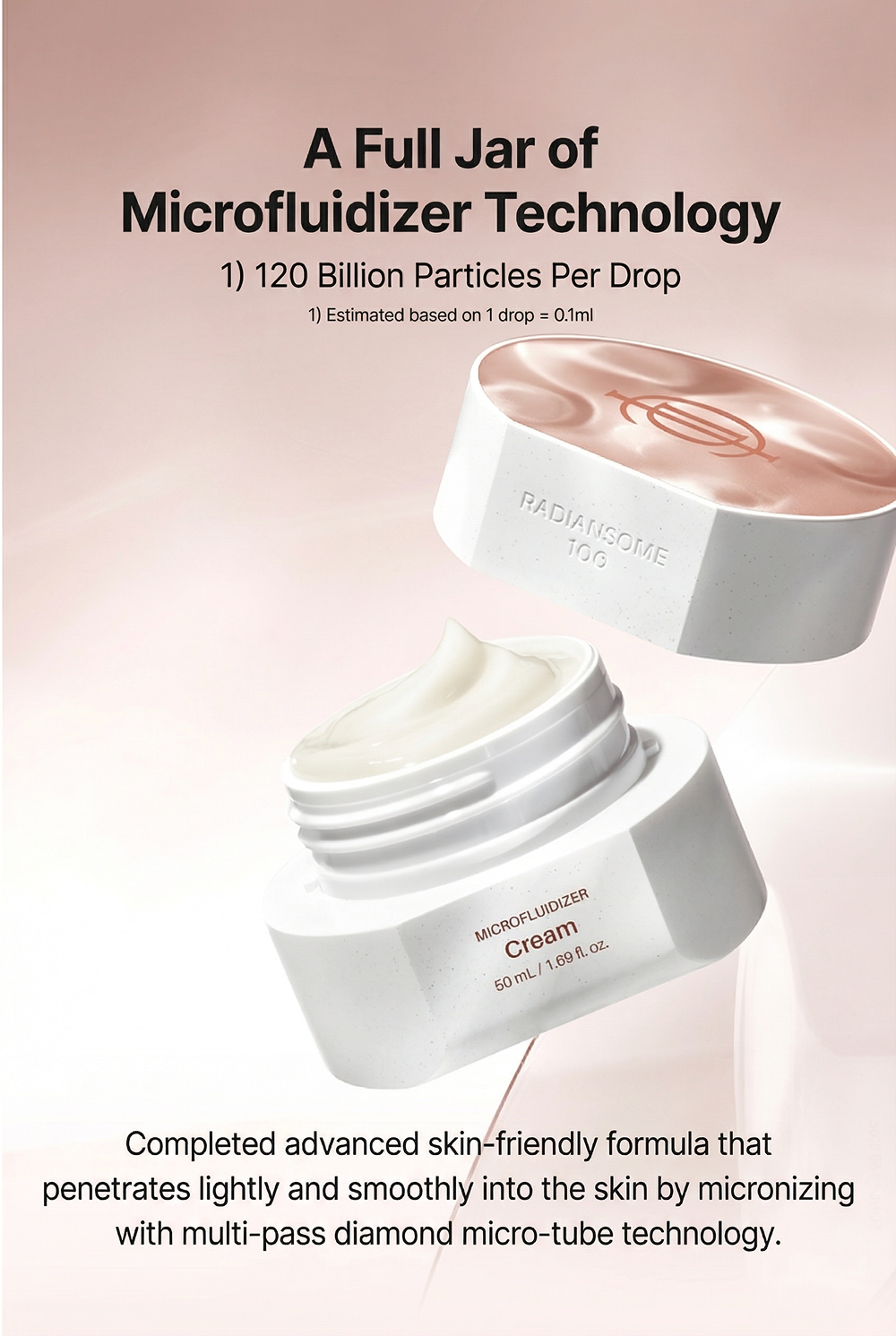 ICD RADIANSOME 100 MICROFLUIDIZER CREAM 50ml